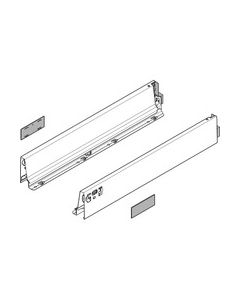 R9006 blanco aluminio, Perfil TANDEMBOX, Altura M (83 mm), LN=450 mm, izquierda/derecha, para TANDEMBOX intivo/antaro