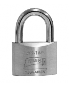 CANDADO METÁLICO 12 PERNOS 60 MM MOD. AS-160 LLAVE DE PUNTOS ALTA SEGURIDAD
