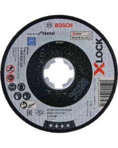 Disco de Corte X-Lock diám. 115mm x 2.5mm Bosch 2608619253