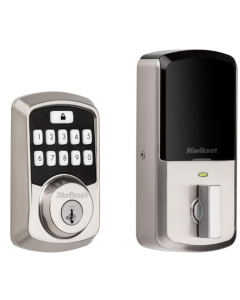 Kwikset Aura Bluetooth Smart Lock - con seguridad SmartKey, níquel satinado 
