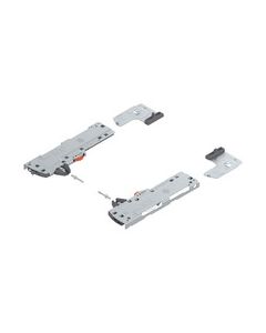 TIP-ON BLUMOTION Juego (Unidad + Tope de arrastre + Adaptador) para LEGRABOX/MOVENTO, Tipo L3, LN=350-750 mm, Peso total del módulo extraíble=15-40 kg, dra+izq