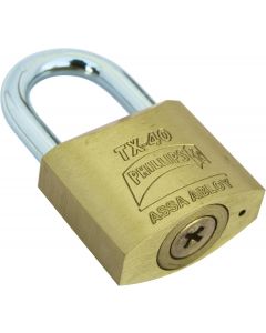 CANDADO DE LATÓN SÓLIDO 12 PERNOS 40 MM MOD. TX-40 ALTA SEGURIDAD