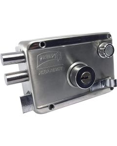 CERRADURA DE SOBREPONER INOXIDABLE HS-4100-AS INSTA-FÁCIL IZQ.