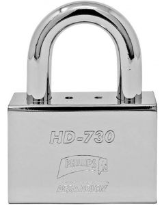 CANDADO DE SEGURIDAD INDUSTRIAL HEAVY DUTY ALTA SEGURIDAD MOD. HD-730 USO RUDO