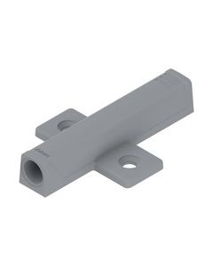 Placa soporte TIP-ON para puertas, Versión larga, en cruz, Tornillos