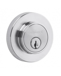 Cerrojo Kwikset Taipei Llave-llave Cromo Pulido