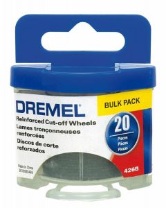 Dremel 426B - Ruedas de corte para herramientas giratorias reforzadas (20 unidades, 1-1/4 pulgadas) 