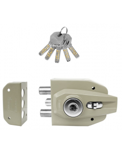 CERRADURA DE SOBREPONER ALTA SEGURIDAD MOD. AS-2000 ABG  PINTADA