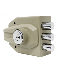 CERRADURA DE SOBREPONER ALTA SEGURIDAD MOD. AS-3000 ABG PINTADA