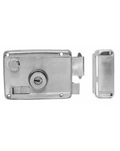 CERRADURA DE SOBREPONER INOXIDABLE HS-4000-AS INSTA-FÁCIL DER.