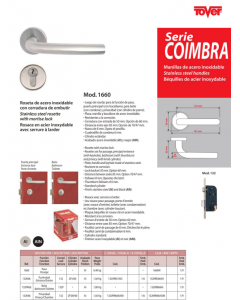 132R66AI5M COIMBRA ROSETA 132 ENTRADA LL/LL