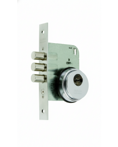 CERRADURA MOD 712-50 C ESCUDO CROMO