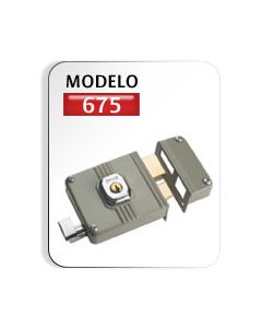 CERRADURA DE SOBREPONER MOD. 675 DER.
