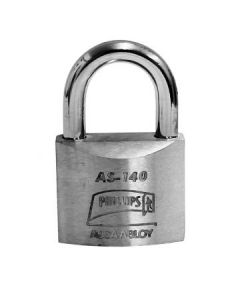 CANDADO METÁLICO 9 PERNOS 41 MM MOD. AS-140 LLAVE DE PUNTOS ALTA SEGURIDAD