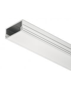 Perfil para montaje bajo estante, Häfele Loox, perfil 2190, 8.5 mm de altura de perfil, aluminio