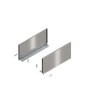 Acero inoxidable Perfil LEGRABOX, Altura F (241,0 mm), LN=500 mm, dra+izq, para LEGRABOX pure