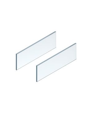 LEGRABOX Elemento de inserción - lateral, Altura 138 mm, LN=500 mm, Vidrio transparente, 2 pza por juego, para LEGRABOX free