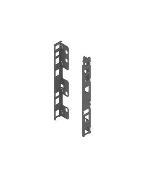 Gris orión mate LEGRABOX Adaptadores para trasera en madera, Altura C (193 mm), dra+izq