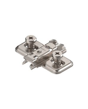 CLIP Base, en cruz, 0 mm, Acero, con tornillos Euro premontados, AA: Agujero coliso
