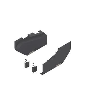 Compás abatible giratorio AVENTOS HS, Tapa para mecanismos de elevación (incl. Interruptor de activación para taladrar, incluido), dra+izq, para Apto para SERVO-DRIVE