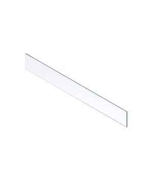 MERIVOBOX Elemento de inserción - delante, Altura E (142.5 mm), ANM=1200 mm (15/16 mm), Vidrio