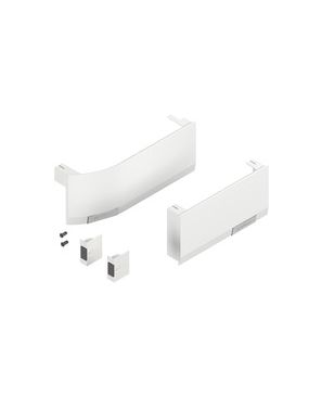 Compás abatible AVENTOS HK top, Conjunto de tapas (incl. Interruptor de activación para taladrar, incluido), dra+izq, para SERVO-DRIVE
