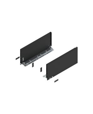 Perfil LEGRABOX, Altura C (177 mm), LN=400 mm, dra+izq, para LEGRABOX pure