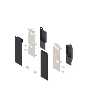 LEGRABOX Fijación frontal, Altura C, para cacerolero interior con guardacuerpos, dra+izq