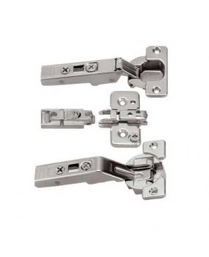 Juego de bisagras para AVENTOS frentes de madera  marcos de aluminio anchos