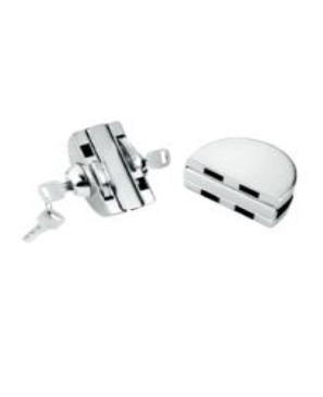  CERRADURA GANCHO ACERO INOX PUERTA VIDRIO