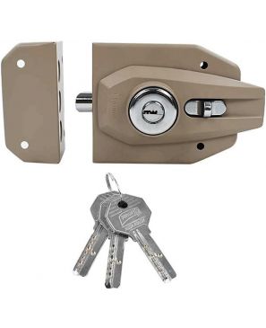 CERRADURA DE SOBREPONER ALTA SEGURIDAD MOD. AS-2000 ABG  PINTADA