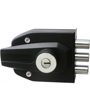 CERRADURA DE SOBREPONER ALTA SEGURIDAD MOD. AS-3000 ANE NEGRA