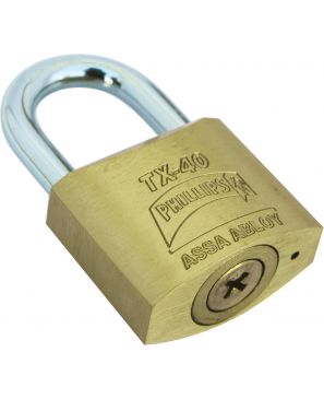 CANDADO DE LATÓN SÓLIDO 12 PERNOS 40 MM MOD. TX-40 ALTA SEGURIDAD