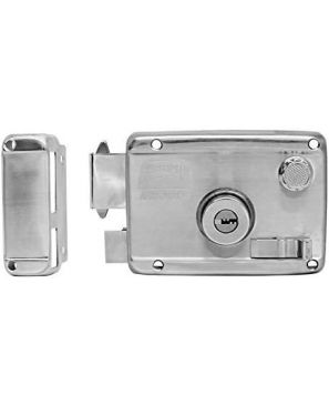 CERRADURA DE SOBREPONER INOXIDABLE HS-4000-AS INSTA-FÁCIL IZQ.