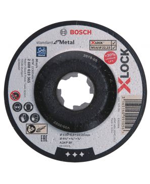 Disco de Desbaste X-LOCK Standard para Metal 115x6,0mm