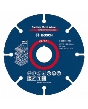 DISCO CORTE 115MM MULTIMAT.