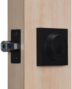Yale MX89525 Cerrojo Argos Cuadraddo Llave-Mariposa, Negro