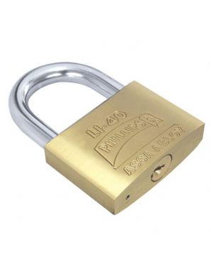 CANDADO DE LATÓN LINEA INTERNACIONAL 40 MM MOD. LI-40 DOBLE CERROJO