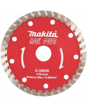 Disco Diamante Turbo Cóncavo 4-3/8 X 20 Mm Makita D30639