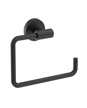 BH26541MB TOALLERO ARO ARRONDI MATT BLACK