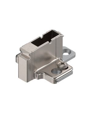 CLIP Base, en cruz, 18 mm, Cinc, para atornillar tornillos Euro