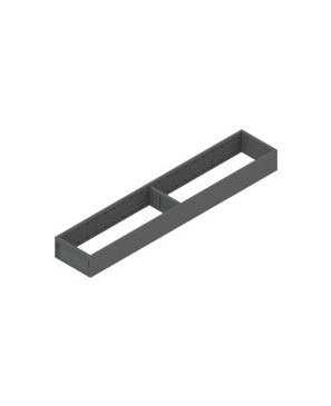 AMBIA-LINE Marco para LEGRABOX Cajón, Acero, LN=550 mm, Ancho=100 mm