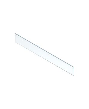 LEGRABOX Elemento de inserción - delante, Altura 138 mm, ANM=1200 mm (15/16 mm), Vidrio transparente, para LEGRABOX pure/free