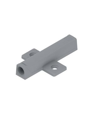 Placa soporte TIP-ON para puertas, Versión larga, en cruz, Tornillos