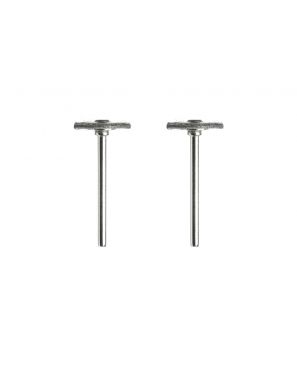 Dremel Juego de accesorios de cepillo para polvo de acero al carbono 428, 2 cepillos (19 mm) para limpiar y quitar el óxido de materiales metálicos 