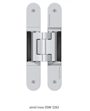 Bisagra Tectus 540 3d Sw126 Acero Inoxidable 120 Kg