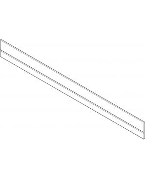 ORGA-LINE Perfil de separador transversal, para TANDEMBOX Cacerolero, Largo=1077 mm, Aluminio