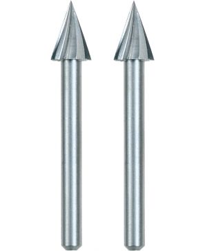 Dremel 125 Fresa de Alta Velocidad 1/4 Pulgadas, 2 Piezas