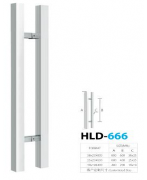 HLD-666 Set Jaladera Acero Inox