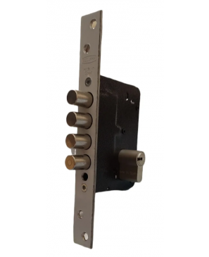 Mod. 701B Cerradura Alta Seguridad Acero Inóx.